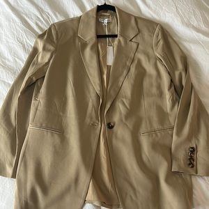 Reformation Tan Blazer